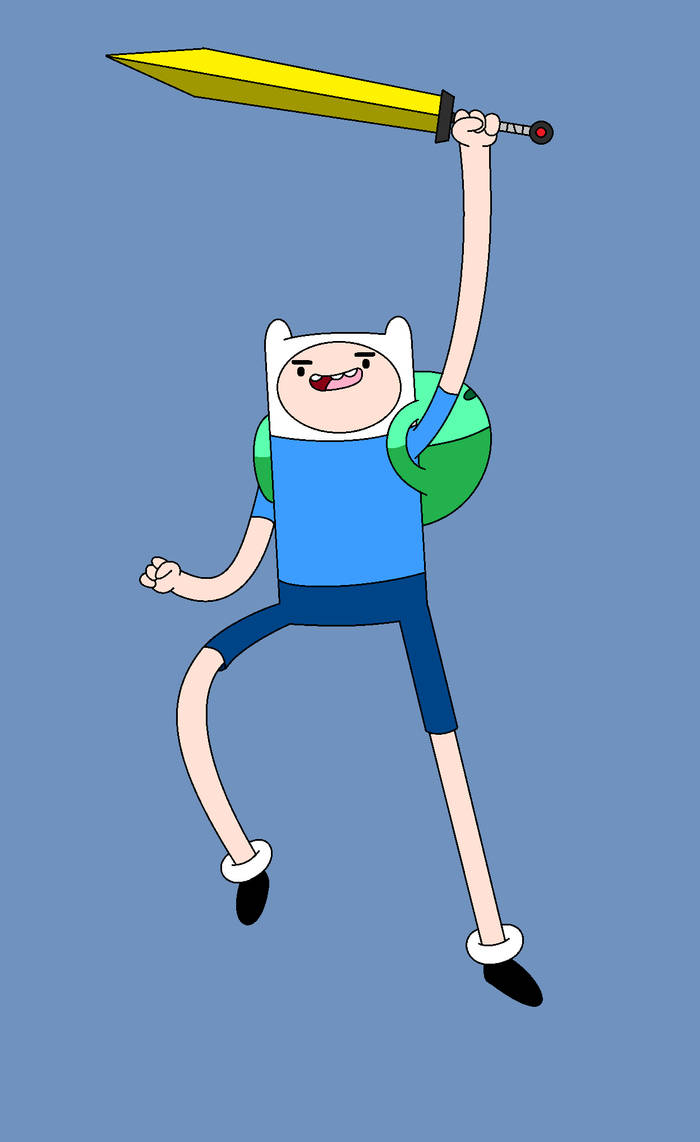 Adventure Time Finn With Sword By Terahfrancisco0207 On