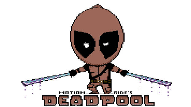 Deadpool C64 Pixel Art by MotionRide