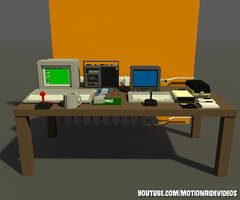 3D Voxel Gaming Room Update #2