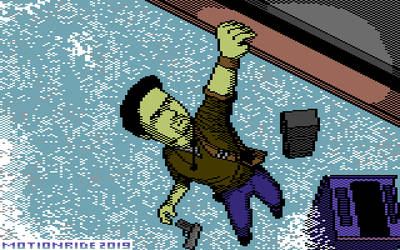 Uncharted 2 Commodore 64 Pixel Art