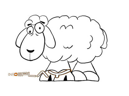 Sheep im eigenen Comicstyle