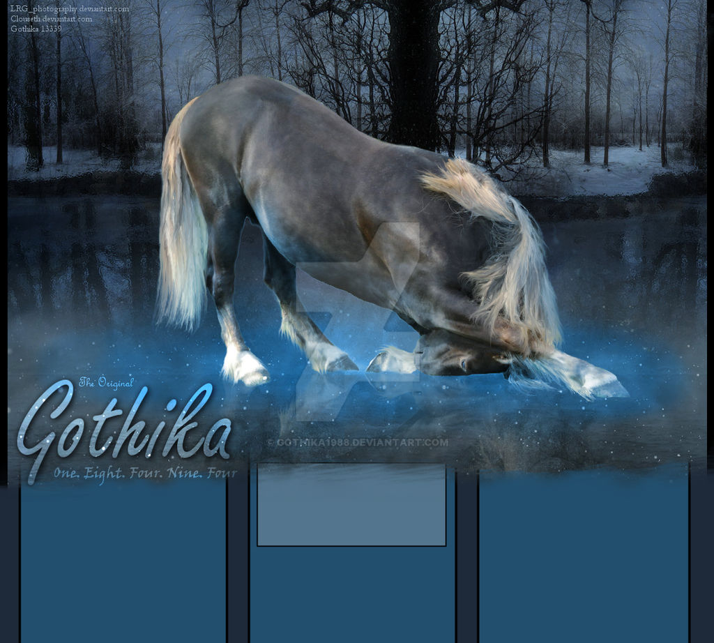 Ice Horse by Gothika1988 on DeviantArt