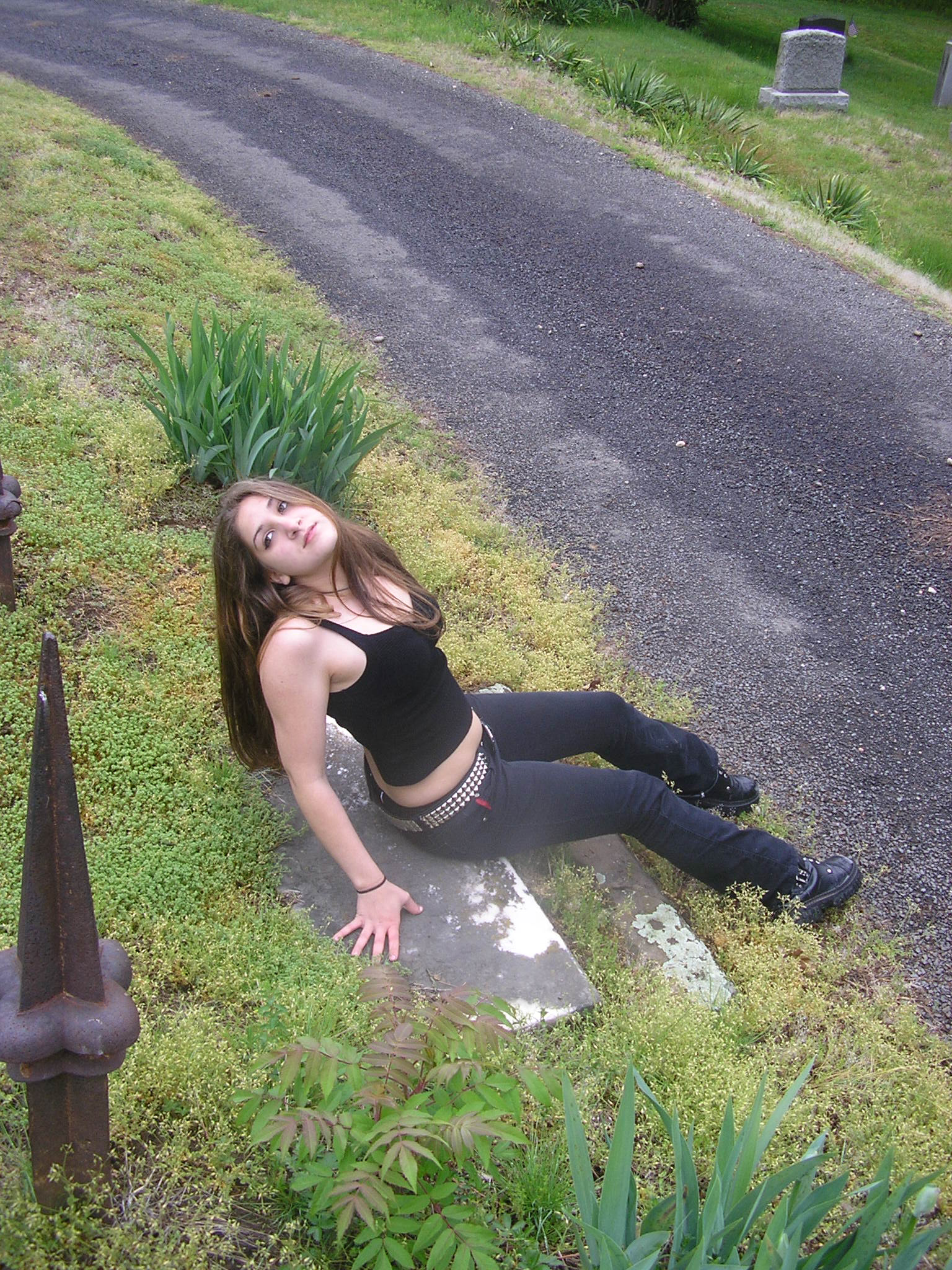 kristi in the graveyard 5