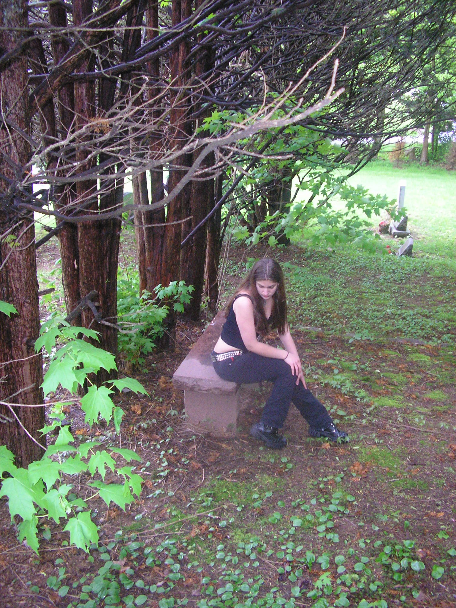 kristi in the graveyard 9