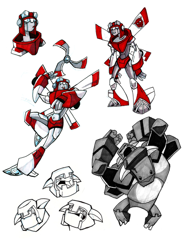 Sketchdump: Transformers