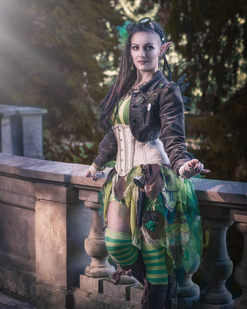 ~Steampunk Absinth Fairy~ by rufflesandsteam