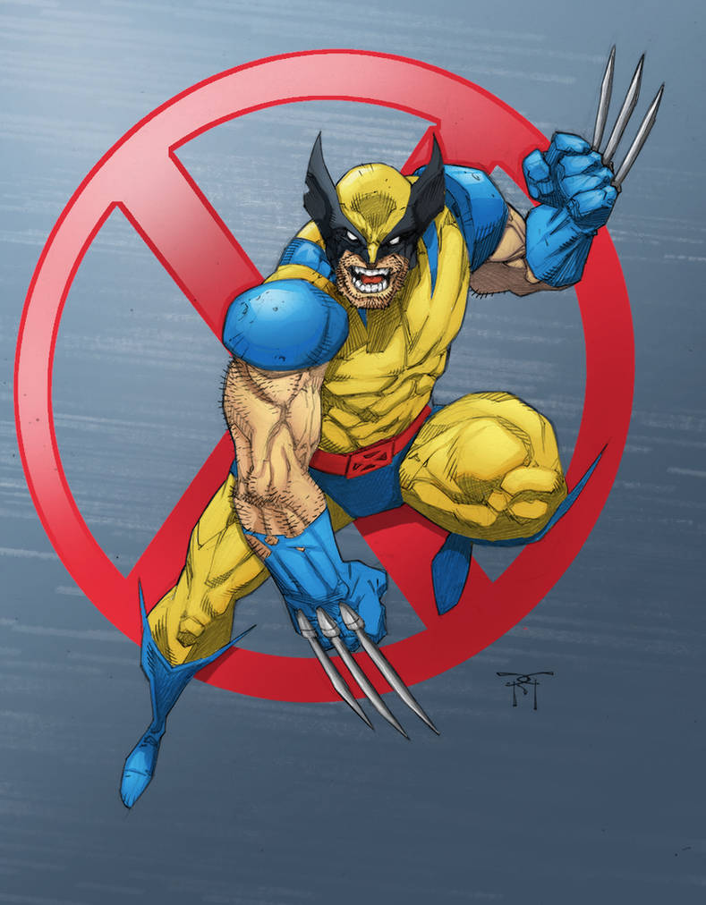 Wolverine by Randy Green Colored version by KristSimpson on DeviantArt