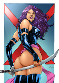 Psylocke By Leomatos2014 colored version 2