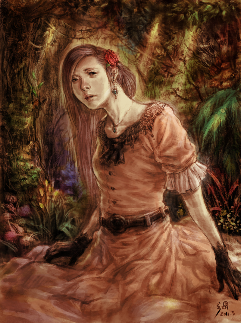 Princess in the forest