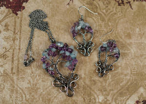 Scrolled Tree of Life Set by FreiaInguz Scrolled Tree of Life Set by FreiaInguz