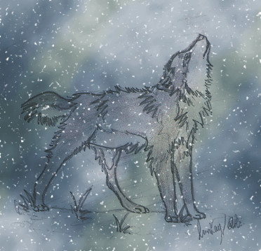 Snow wolf