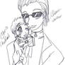 Wesker and his chibi