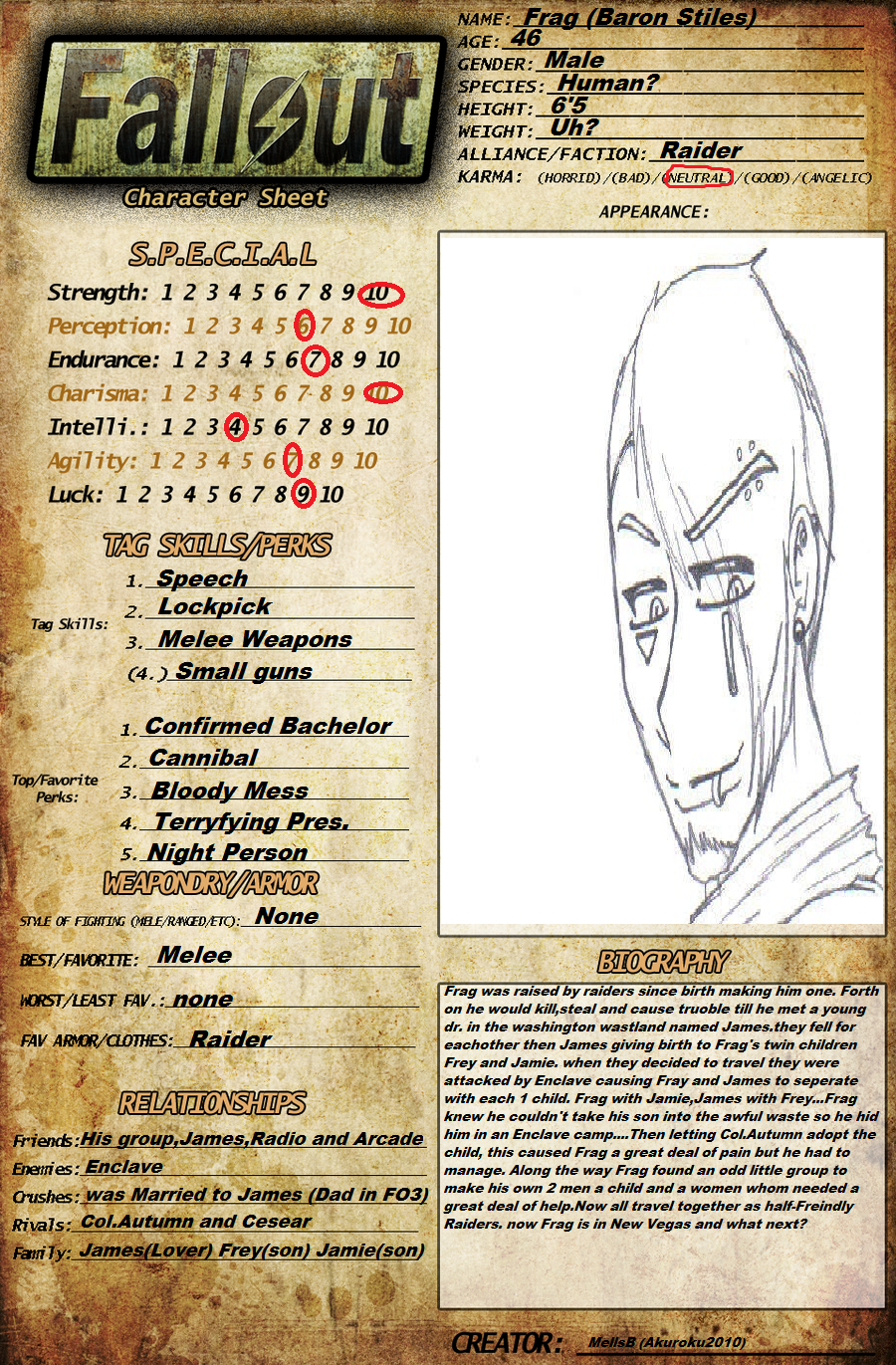 Fallout:Frag's New Bio