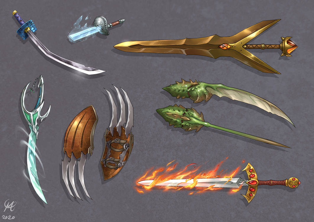 Solien do Cryshal's blades, true appearance by Hergman on DeviantArt