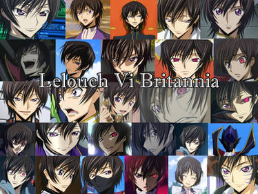 The many faces of Lelouch