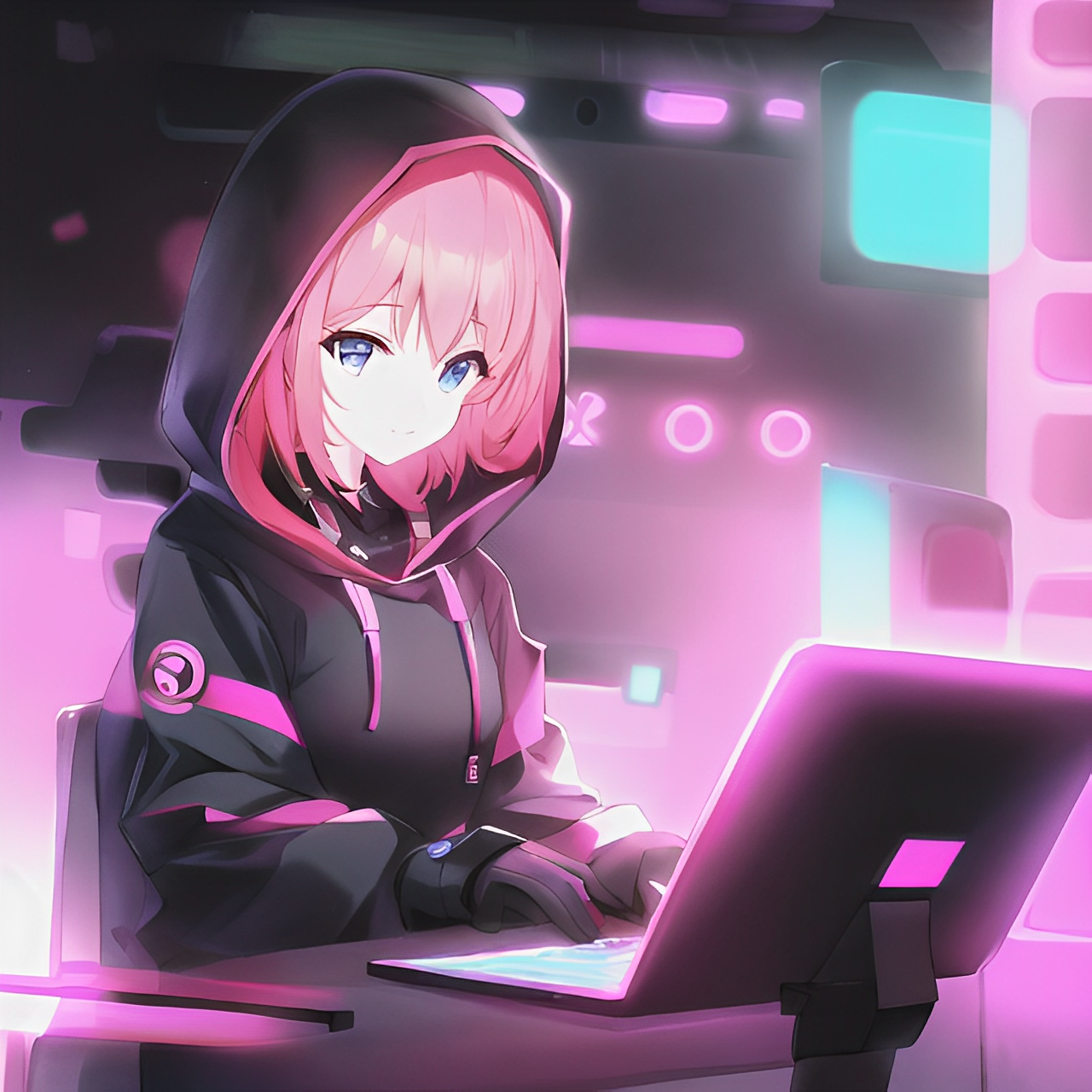 4k Cool Anime Girl in CyberCafe by CosimaYT on DeviantArt