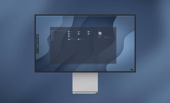 Blue|Nord - Win 10 Transparency Screenshot.