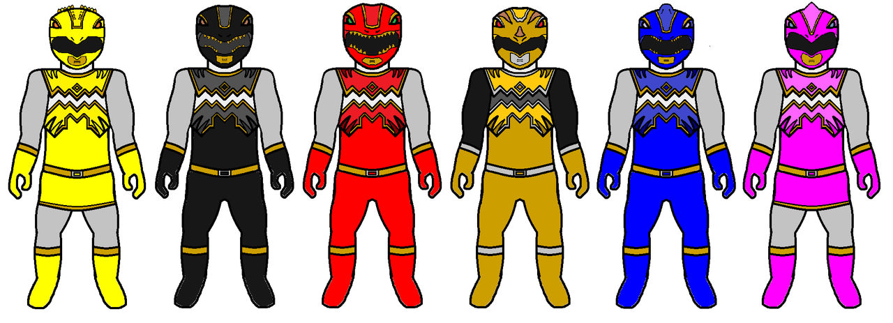 Power Rangers Jurassic Rise Power Rangers Jurassic Steel-All Six by Dino-SourceBlack19 on DeviantArt