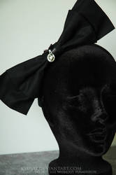 Black Deco Alice Bow