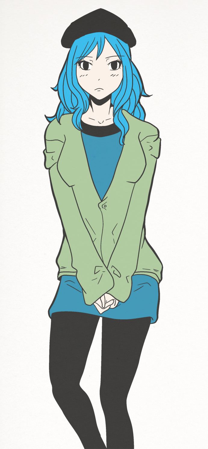 Juvia . Fall Fashion Doodle