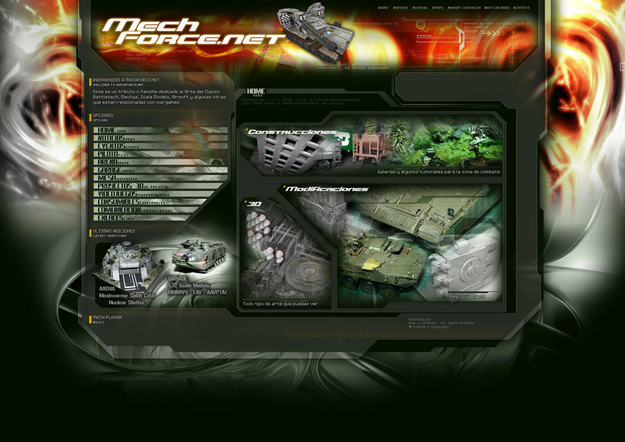 Mechforce Website V.1.0