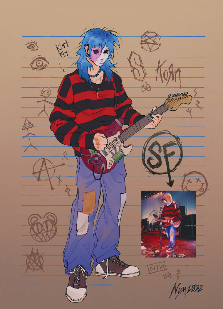 Sally face fan art by PaintSoda on DeviantArt