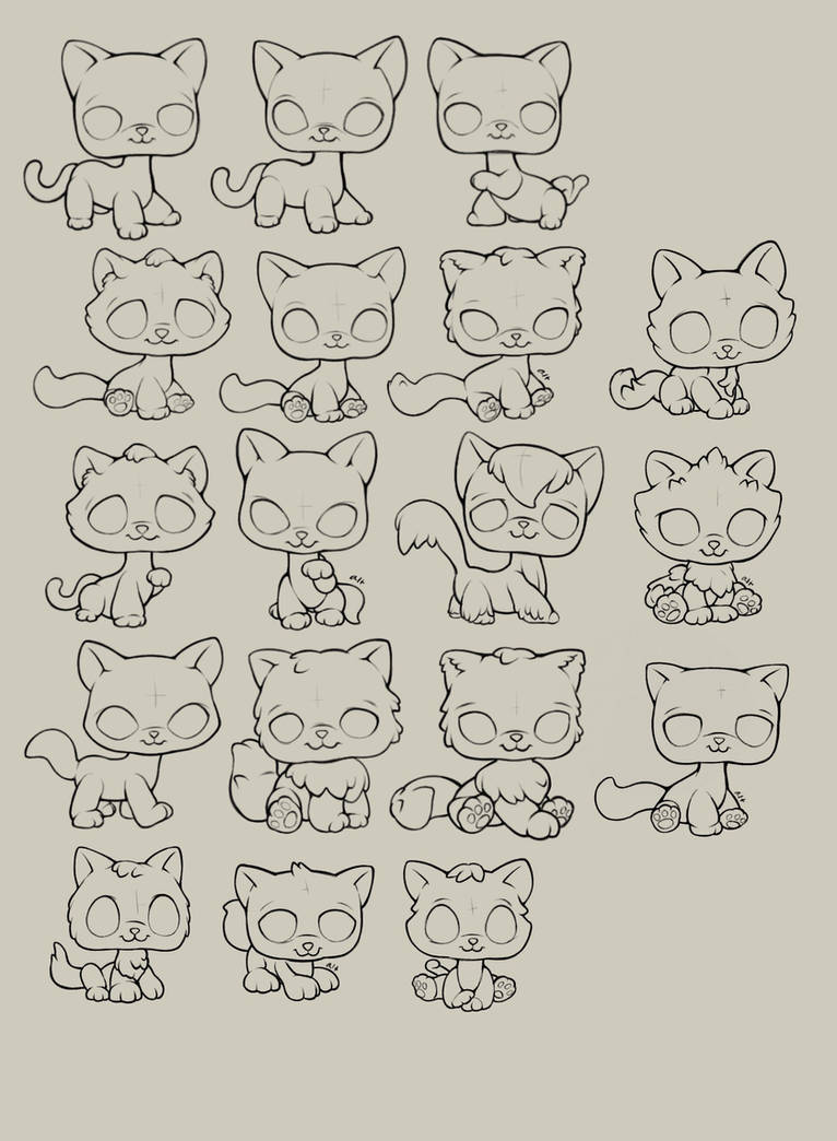 LPS Cat Template By PaintSoda On DeviantArt