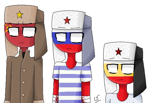 Russia and hid dad : r/CountryHumans