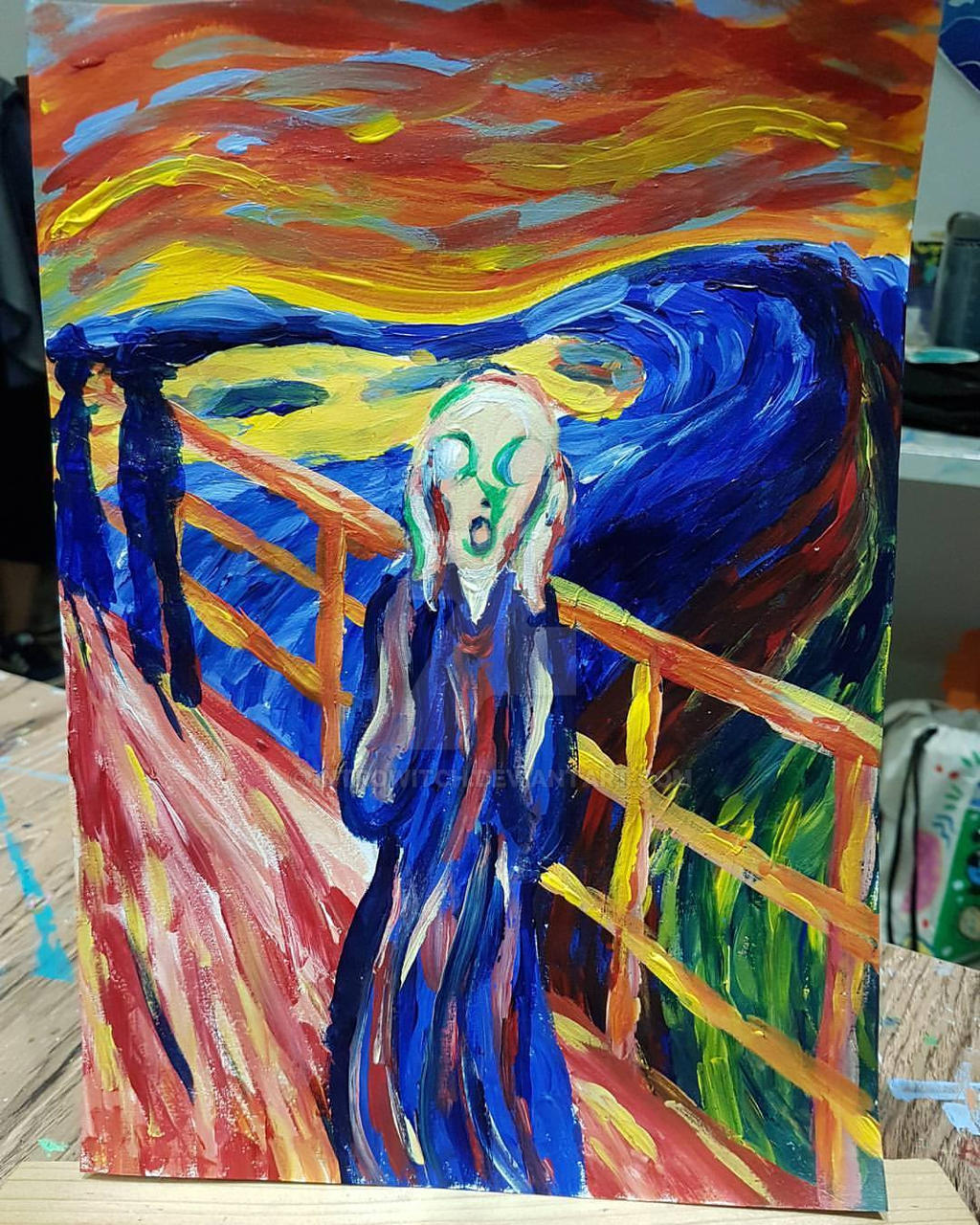The Scream Rendition The Scream (remake) by Introwitch on DeviantArt