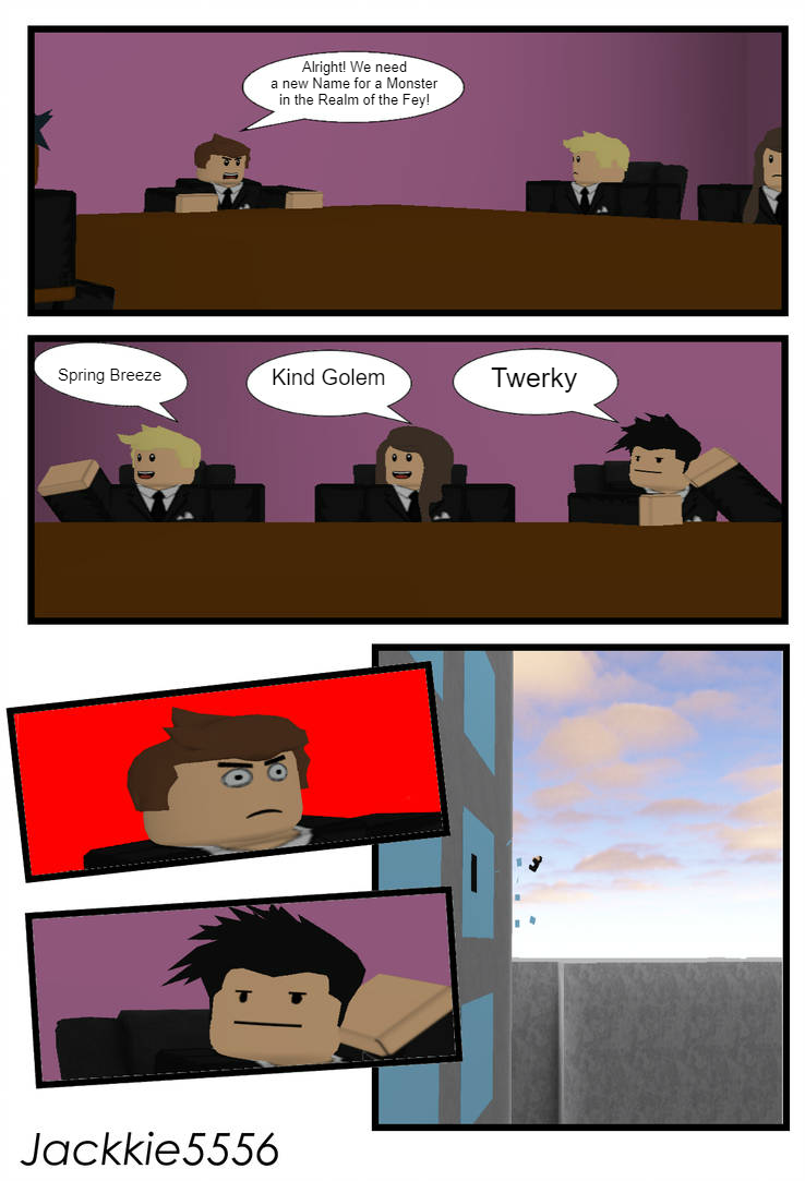 Roblox Memes but with user's comfort characters - Comic Studio