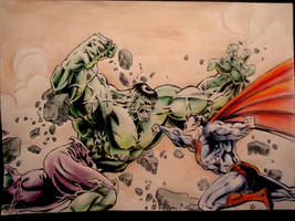 Hulk vs Superman (finish)