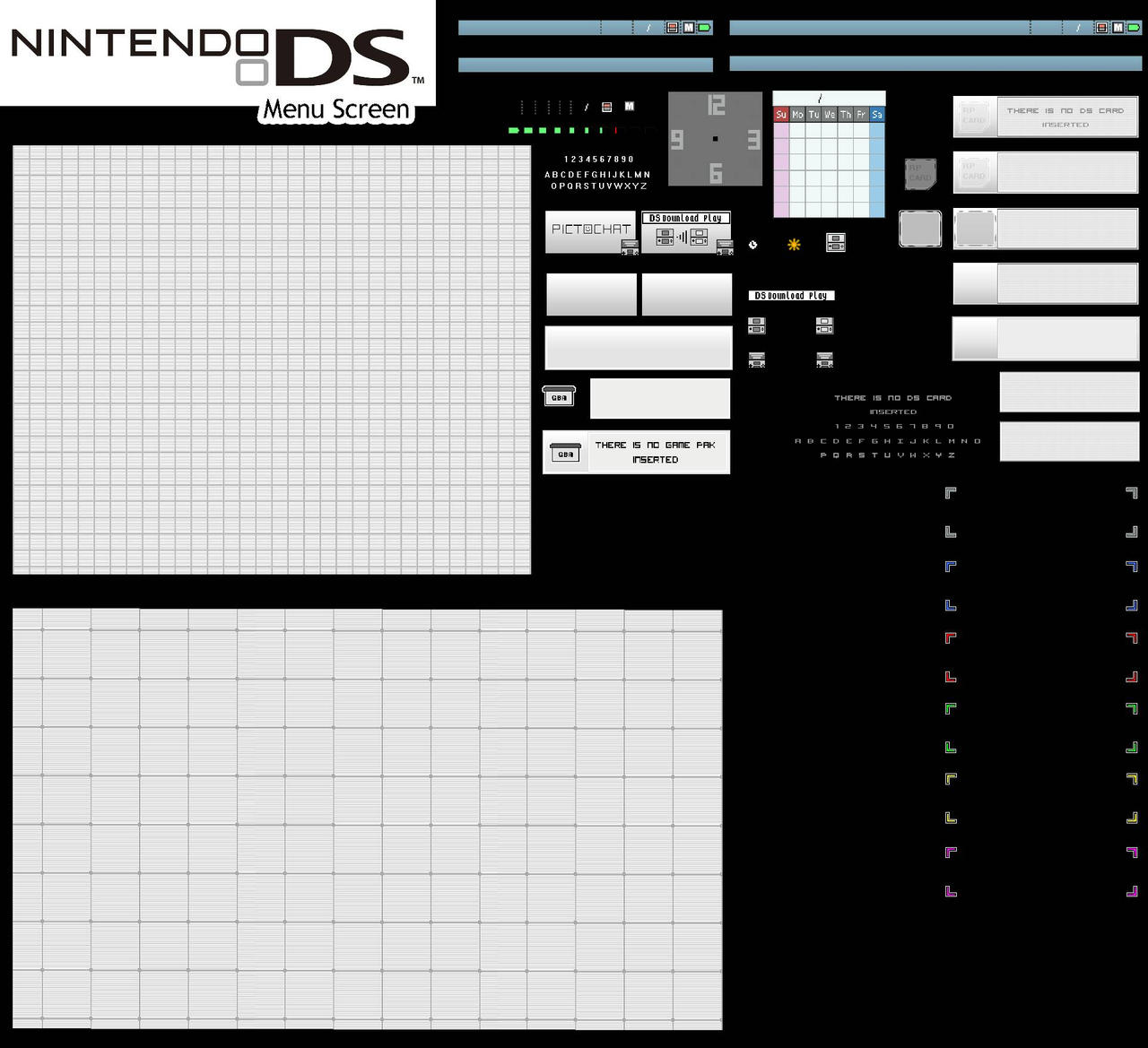 Nintendo DS Menu Remade and taken apart by MASTERQ2 on DeviantArt