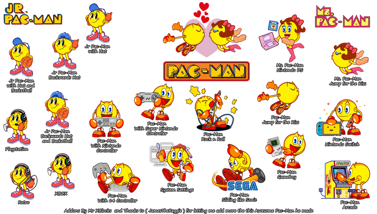Awesome Pac-Man Doodles Addons 1 by MASTERQ2 on DeviantArt