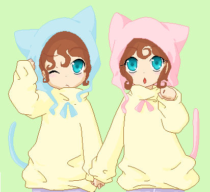 Twin OC's by LemonadeLemons on DeviantArt
