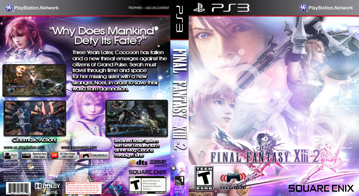 Custom Final Fantasy Xiii 2 Cover Art Back Art By Xxjayelxx On Deviantart Custom Final Fantasy Xiii 2 Cover Art Back Art By Xxjayelxx On Deviantart