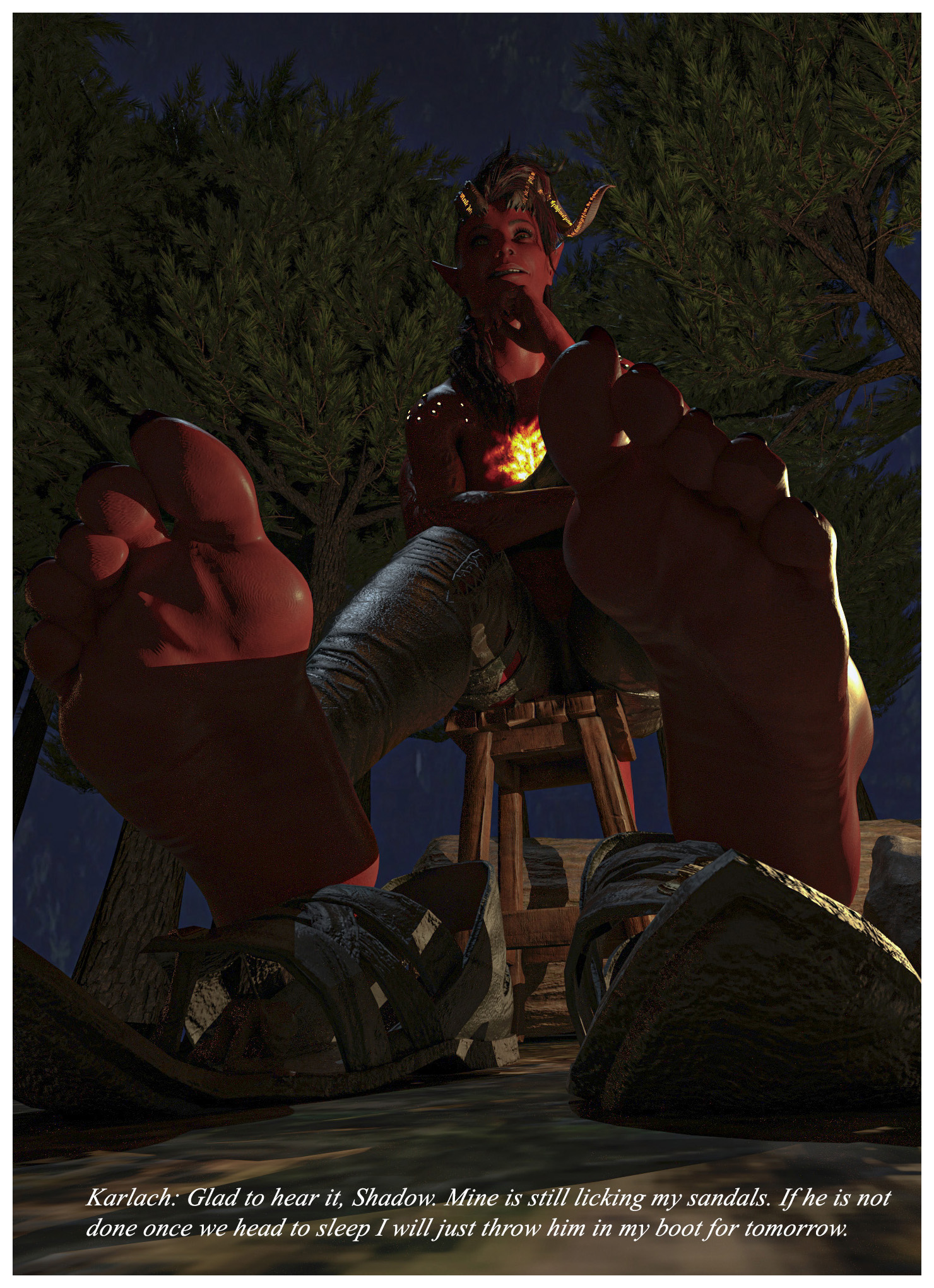 Deviantart Karlch Battle prisoners karlach by XiRaZ247 on DeviantArt