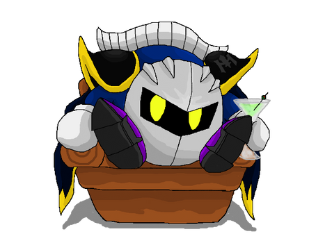 A Drink with Meta Knight