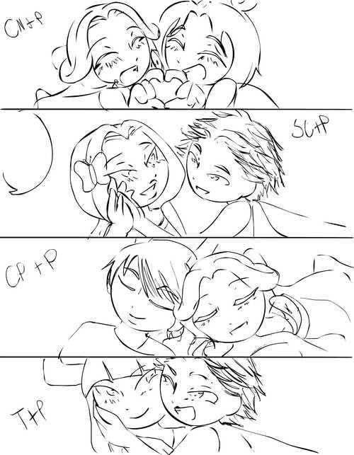 Quick Doodle - Couples by MadameNyx on DeviantArt
