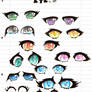 Manga and Anime Eyes (easy)