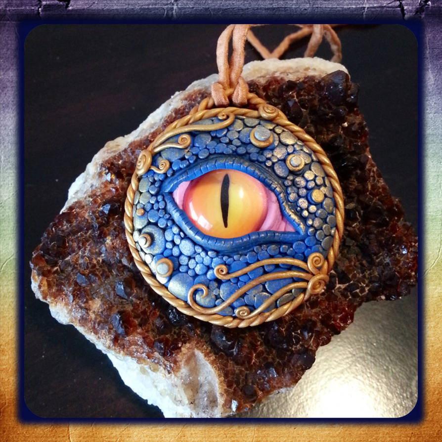 Dragon Eye Amulet - Intuition by JenstoneCreations