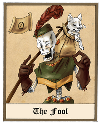 Undertale tarot - 0 - The Fool