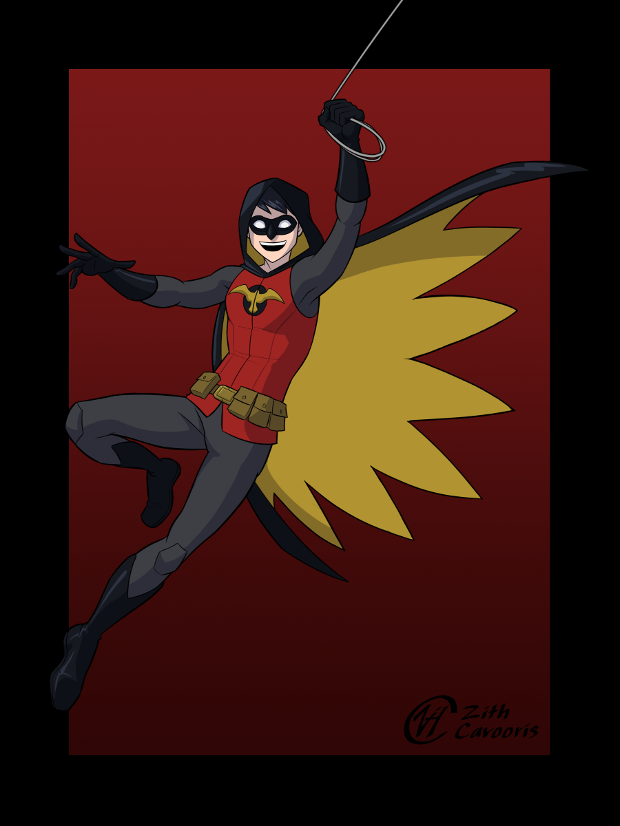 Robin Comic Rugged Look Robin by Moderately-Radical on DeviantArt