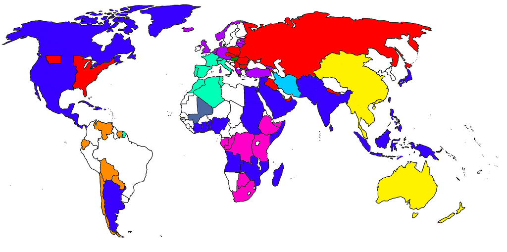 Cold War Map by hailmotherpoland on DeviantArt