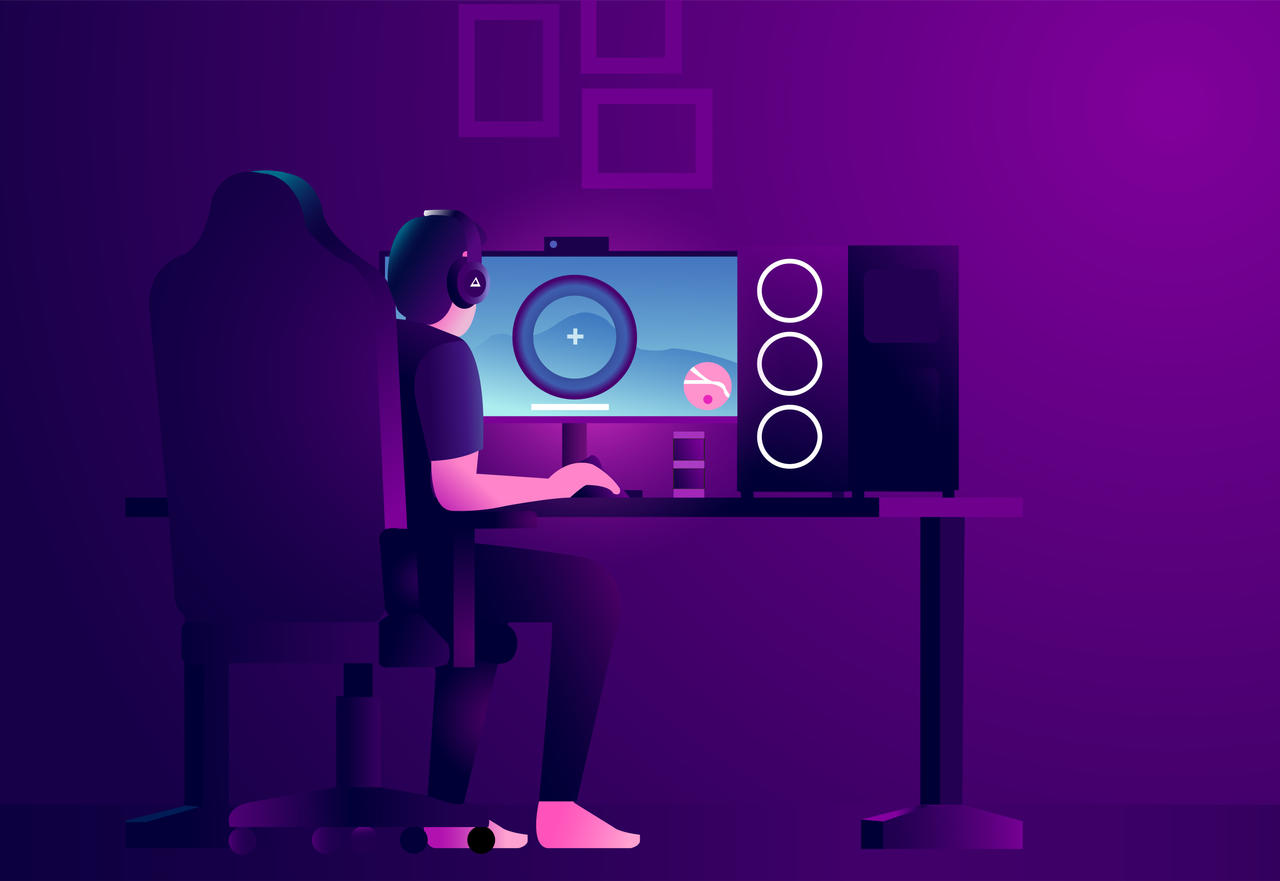 Gaming Deviantart Gaming Room Illustrator by PrakashEditz on DeviantArt