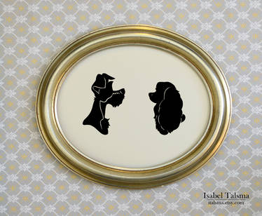 Lady and the Tramp Silhouettes