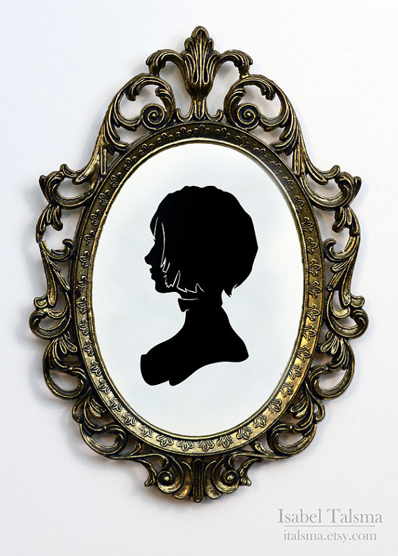 Elizabeth Bioshock Infinite Handcut Silhouette