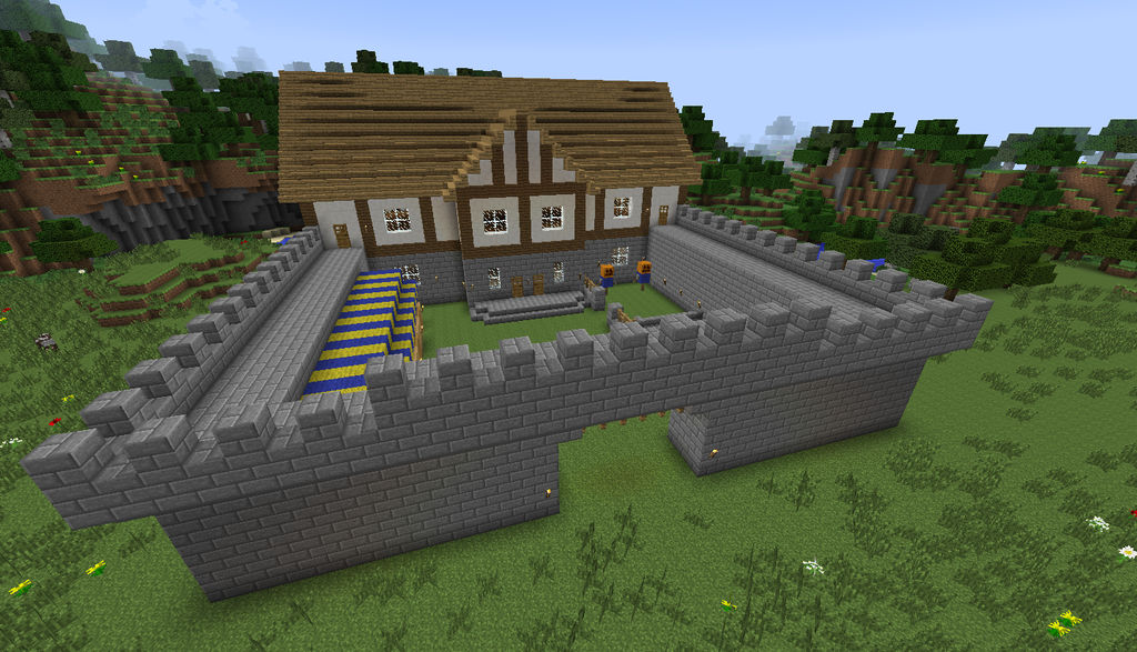 Minecraft: Medieval Barracks by CJ64 on DeviantArt
