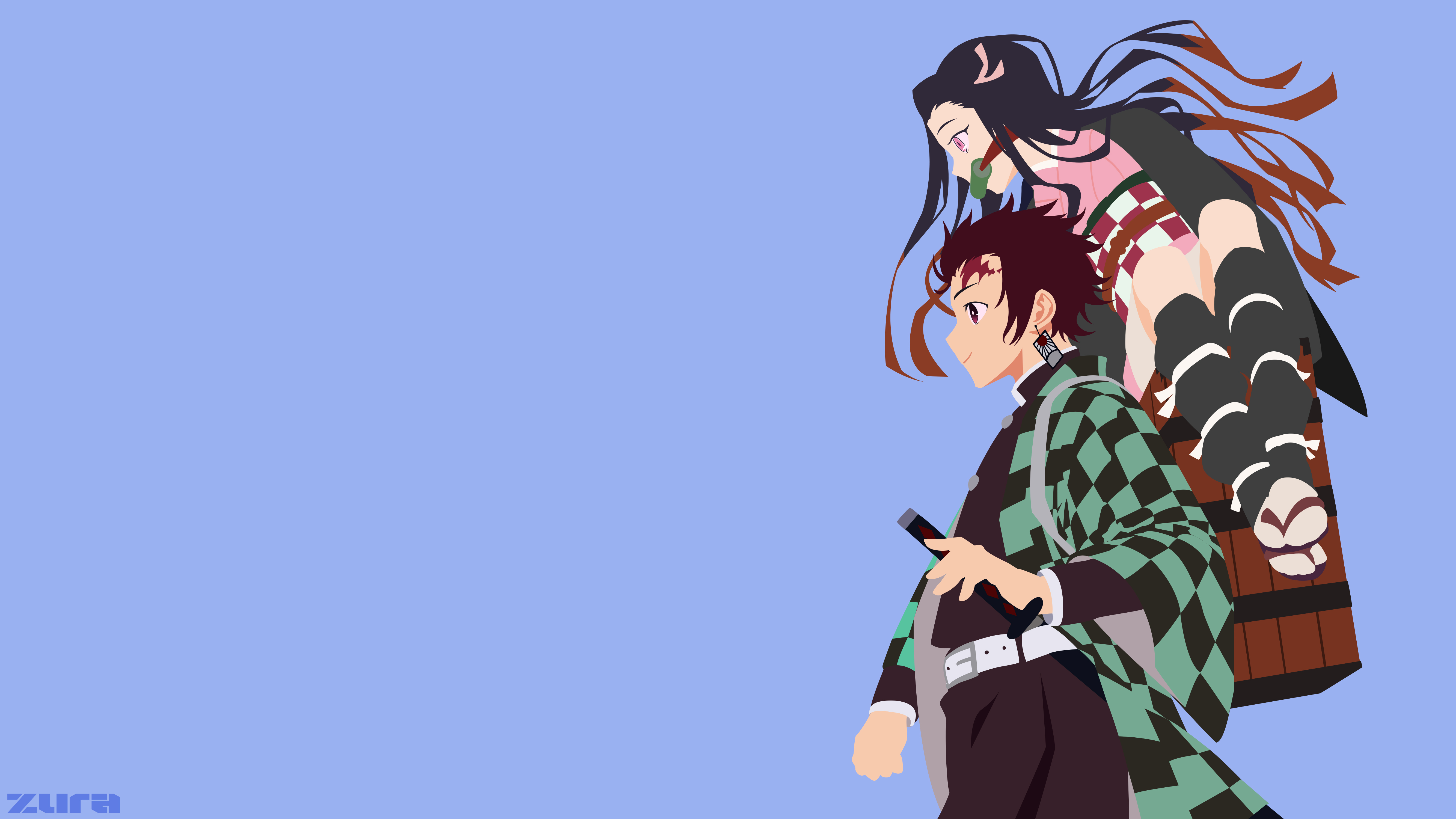 Anime Minimalist Wallpaper Demon Slayer Tons Of Awesome Demon Slayer