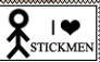 Stickmen stamp