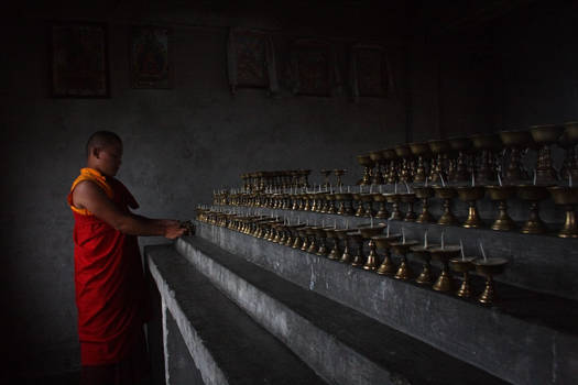 Lama at Durpin monastery